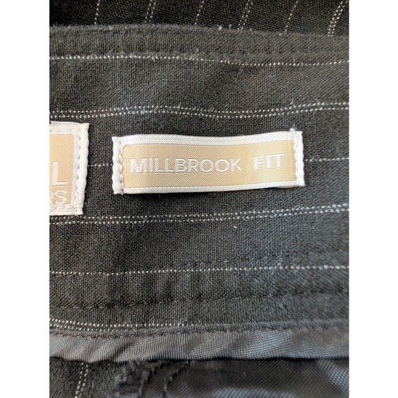 Michael Kors Millbrook Fit Pinstripe Pants Womens Size 6 Gray Career Office - Picture 7 of 10